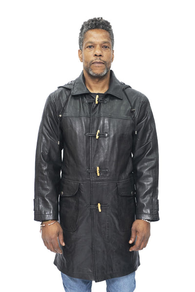 Infinity Leather Trench Coat Leather Mens | Leather Trench Coat Male in UK – Infinity ...