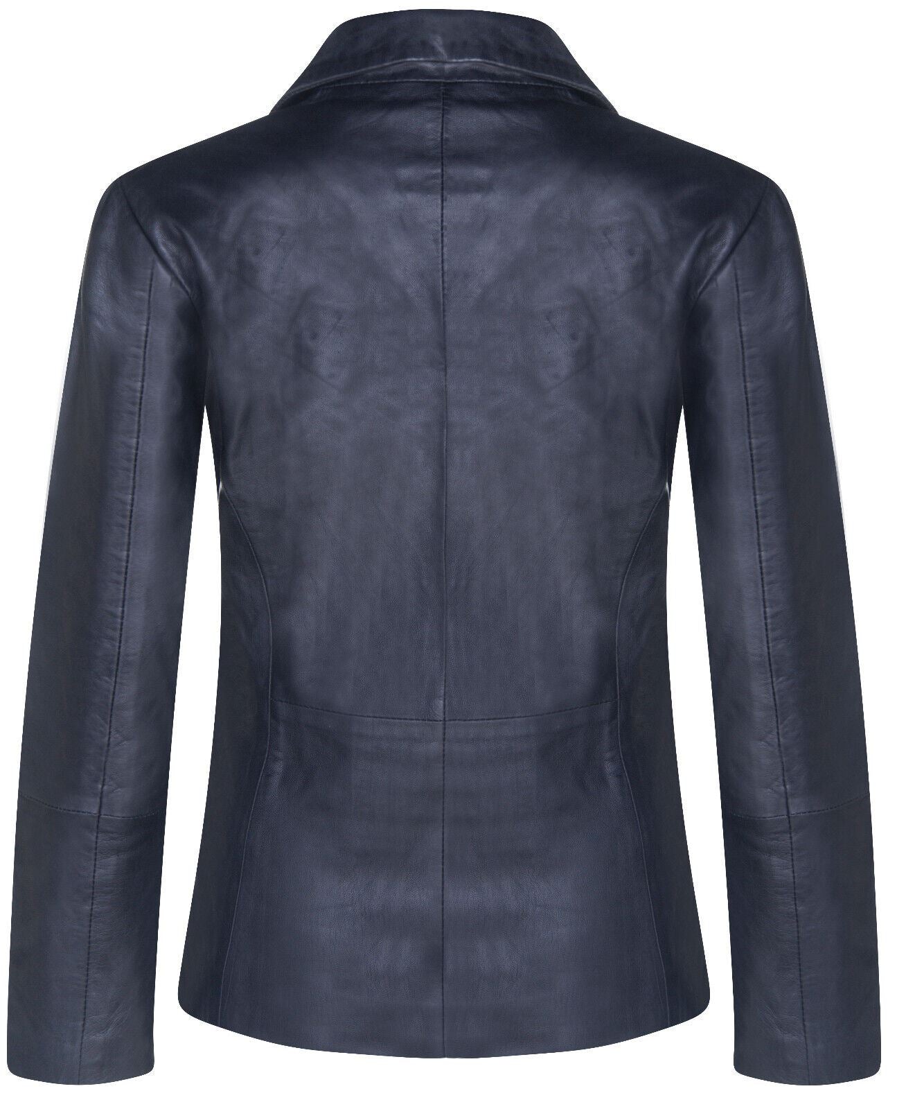 Womens Soft Leather Blazer Jacket-Apeldoorn