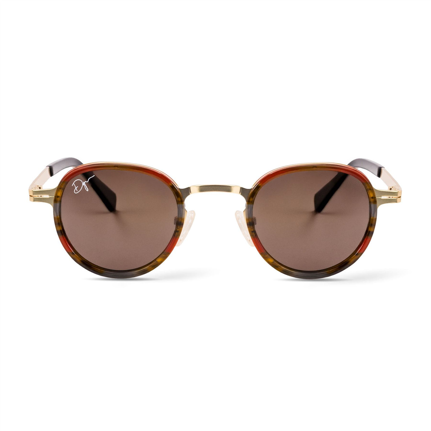 De-Gamme Retro Round Polarized Sunglasses - Paris