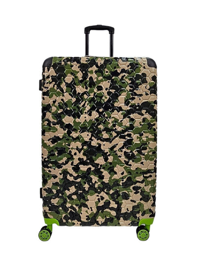 Hardshell Camo Robust ABS Suitcase Set