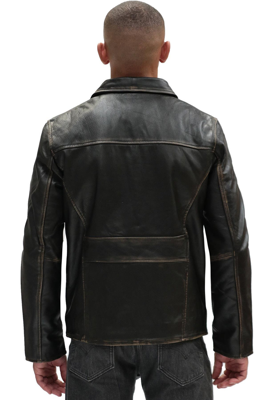 Men's Harrington Cow Hide Leather Jacket-Lima – Infinity Leather