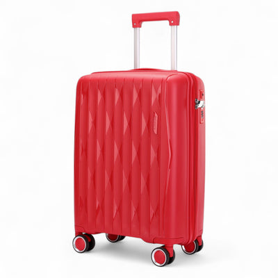 Hard Shell Suitcase Cabin TSA Luggage Travel Set