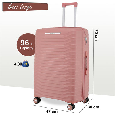 Hard Shell Suitcase Cabin TSA Luggage Travel Set