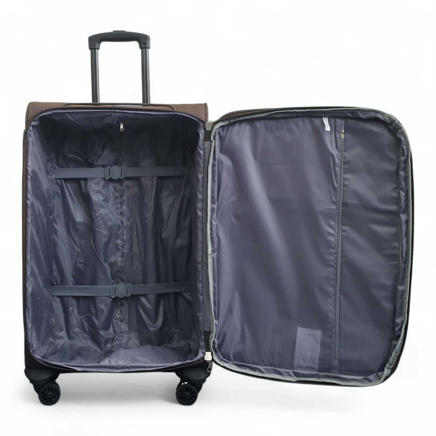 Expandable Soft 8 Wheel Lightweight Suitcase Luggage Travel Bags Set