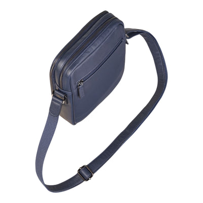 Genuine Leather Vintage Messenger Crossbody Travel Bag - Hawthrone