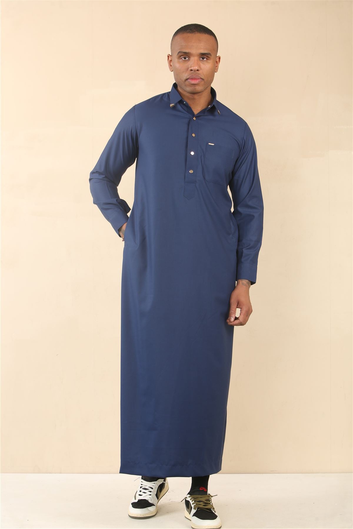 Men's Thobe Arab Saudi Emirati Islamic Clothing Jubba Robe