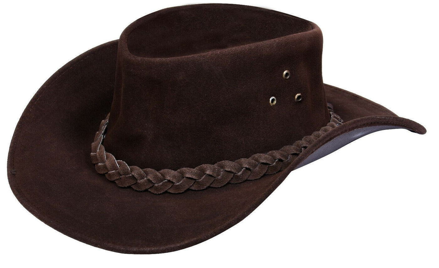 Cowboy Outback Suede Aussie Bush Hat