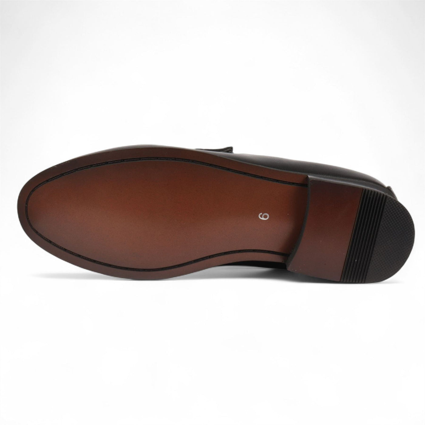 Men's Loafers with Gold Buckle Smart Slip-On Shoes