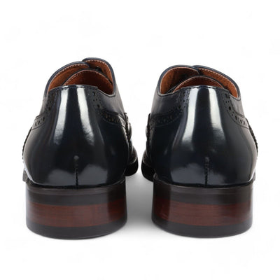 Justin Reess Men's Patent Leather Brogue Formal Shoes - Harry