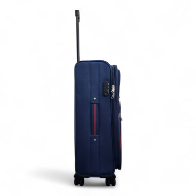Expandable Soft 8 Wheel Lightweight Suitcase Luggage Travel Bags Set