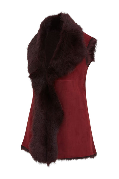 Women's Toscana Sheepskin Long Gilet-Sorocaba