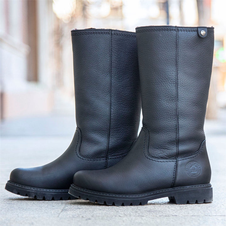 Panama Jacks Women's Black Bambina B60 Leather Boots – Infinity