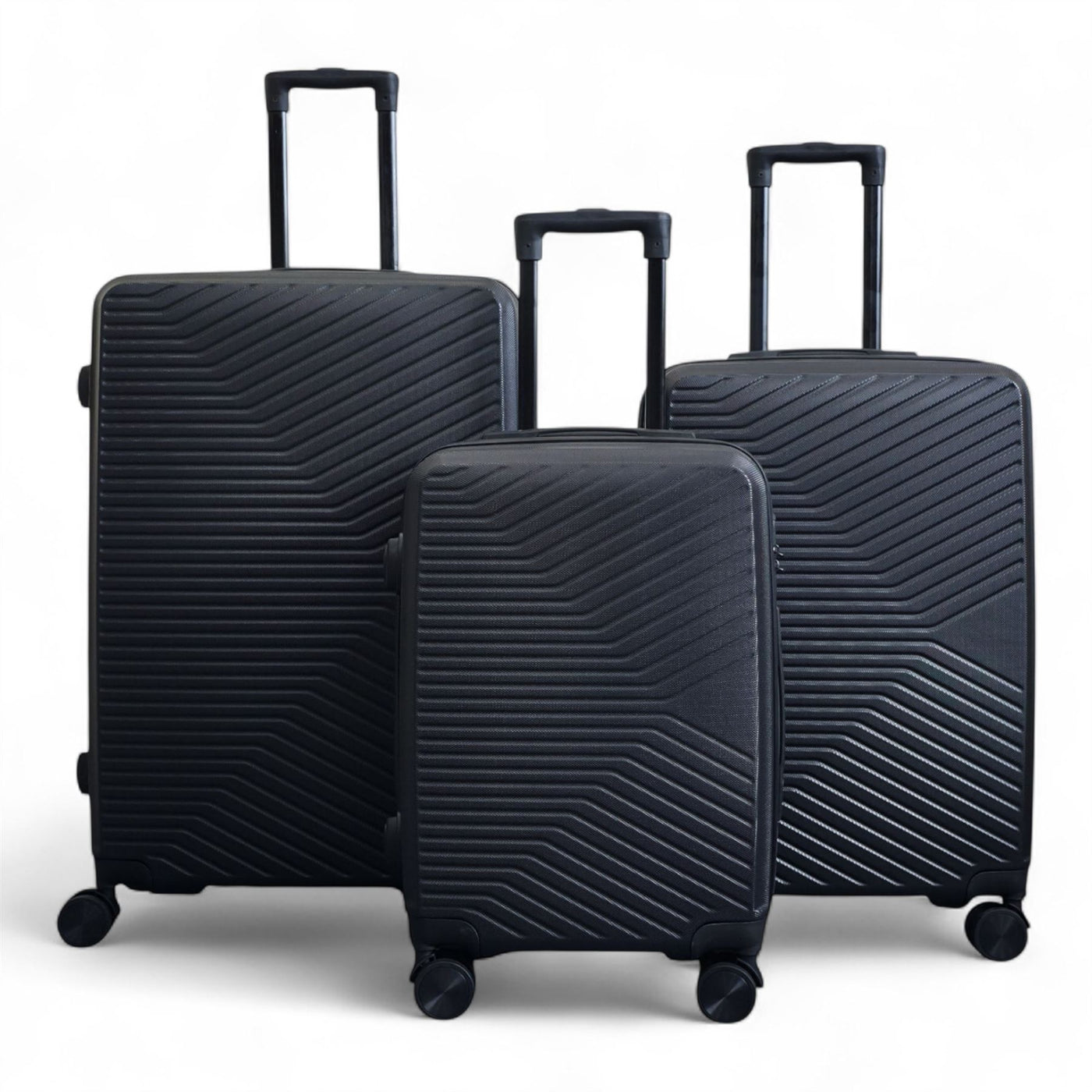 Hardshell Suitcase Set Robust 8 Wheel Luggage Cabin Case Bag