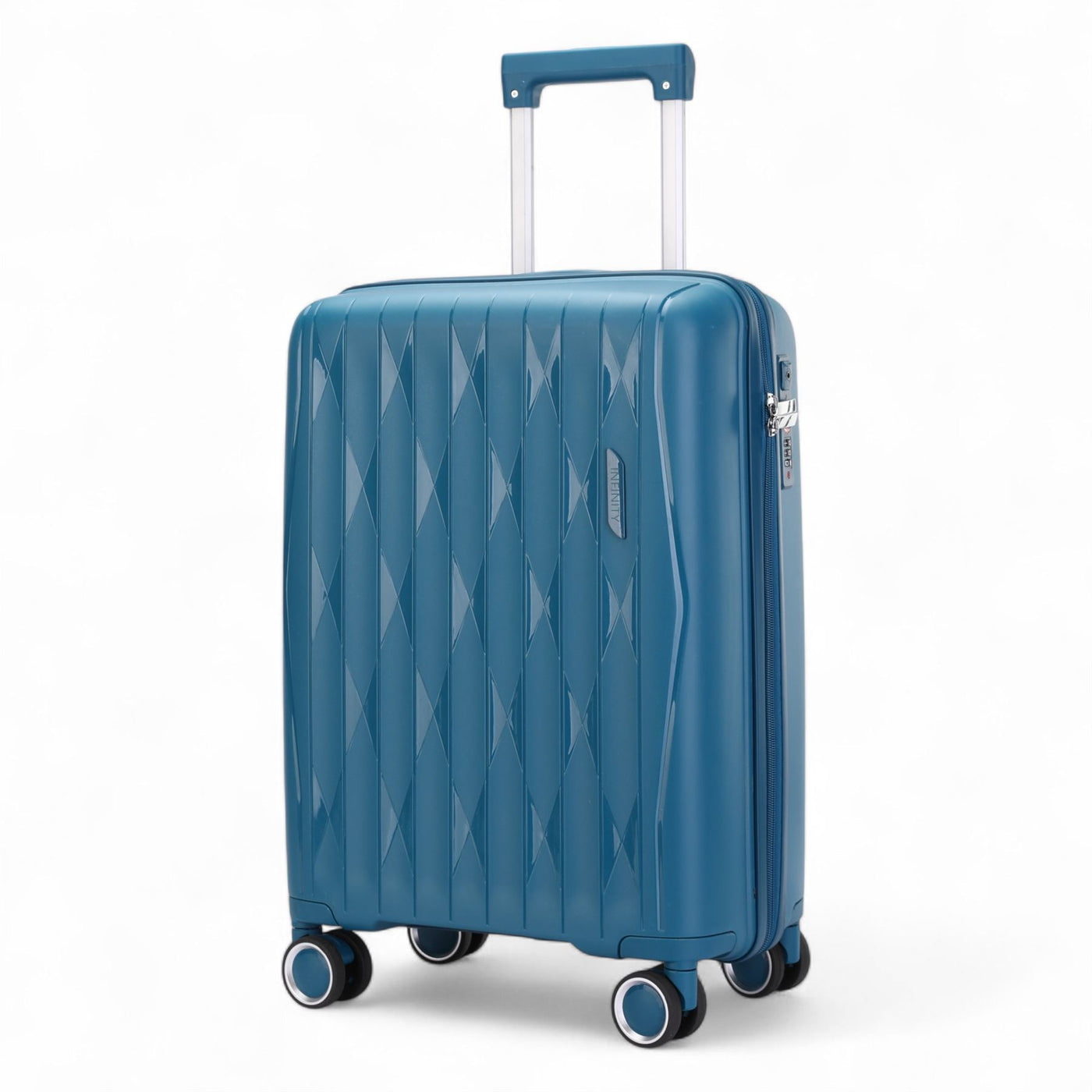 Hard Shell Suitcase Cabin TSA Luggage Travel Set