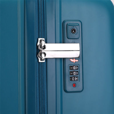 Hard Shell Suitcase Cabin TSA Luggage Travel Set