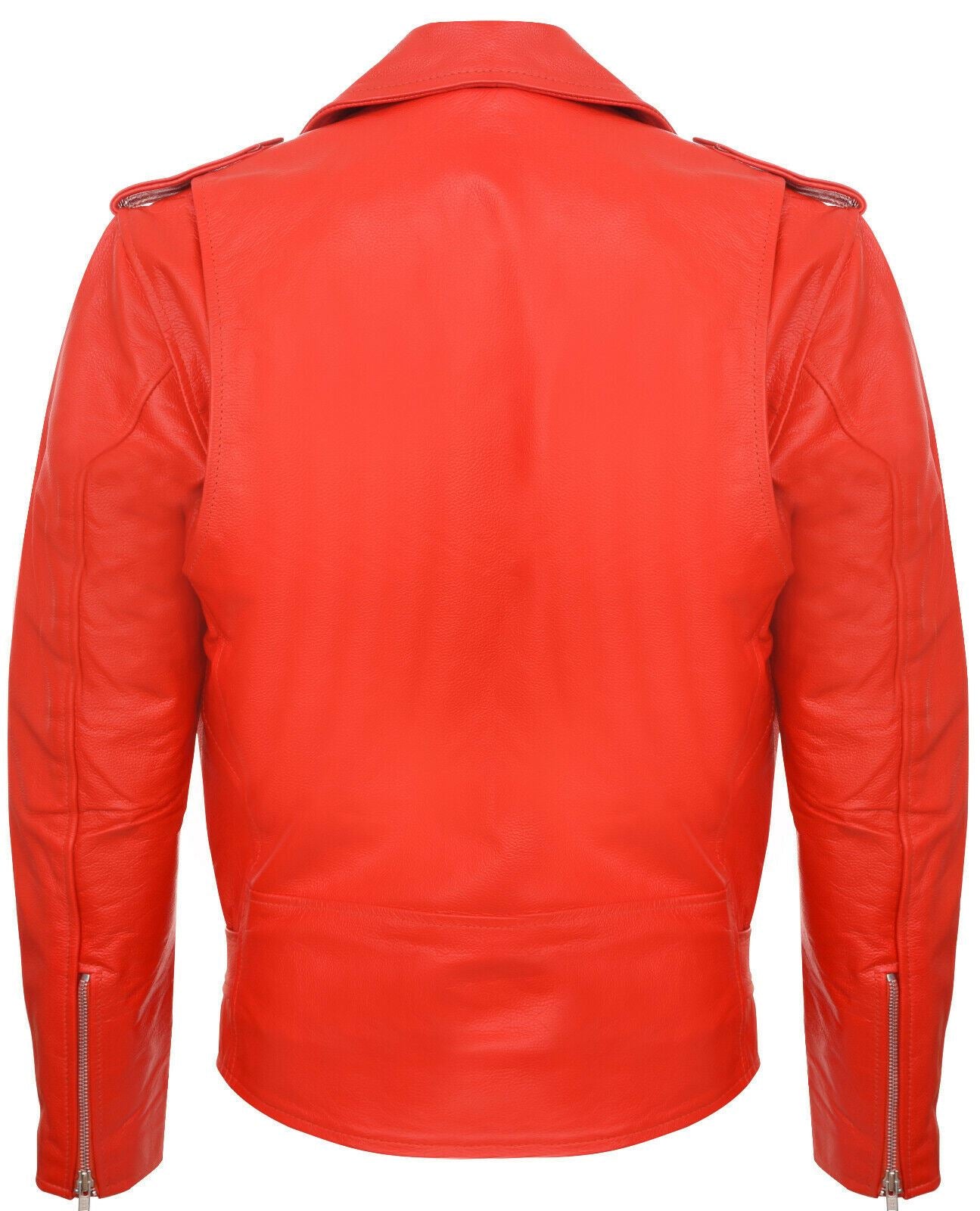 Mens Cow-Hide Black Brando Jacket -Venice