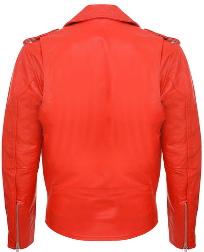 Mens Cow-Hide Black Brando Jacket -Venice