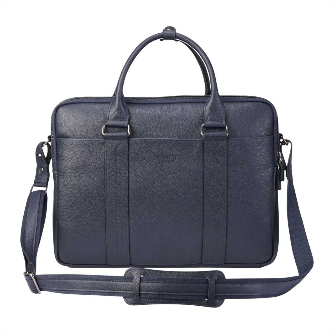 Genuine Leather Laptop Business Briefcase Office Work Travel Bag - Sutton