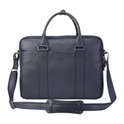 Genuine Leather Laptop Business Briefcase Office Work Travel Bag - Sutton