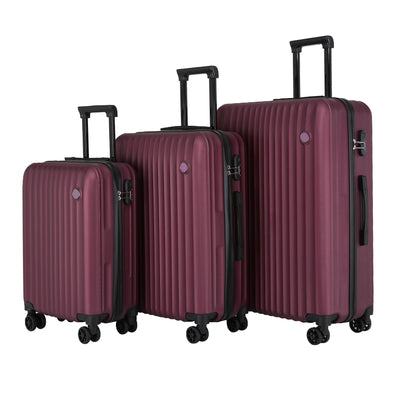 ABS Hard Shell Suitcase Luggage Set Travel Carry on Cabin Bag