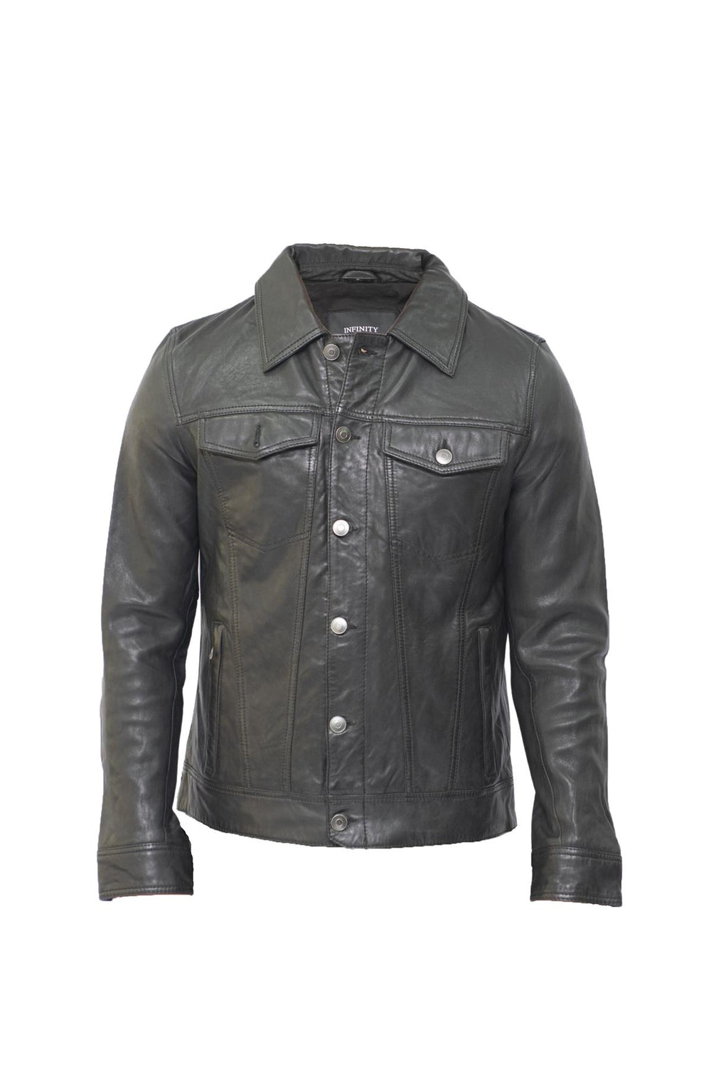 Mens leather jacket in UK that elevates your style with elegance in 2024 Infinity Leather