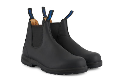 Blundstone #566 Black Thermal Chelsea Boot with Cream