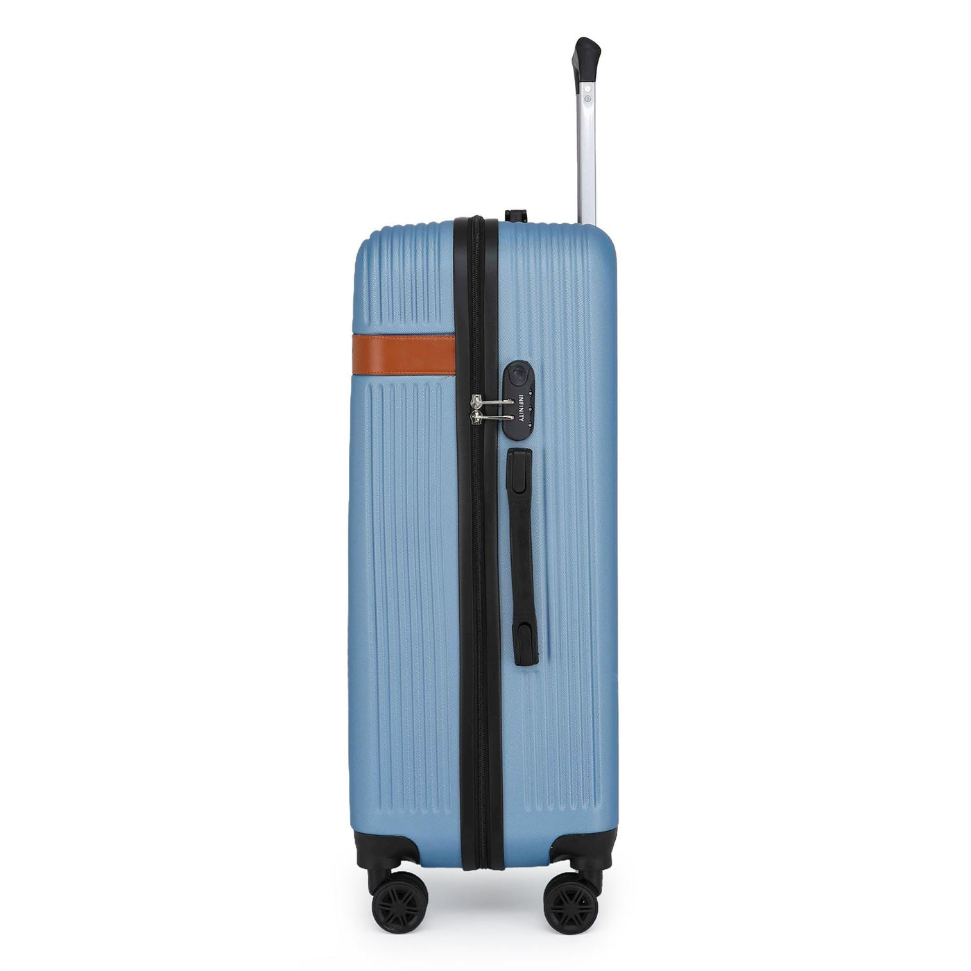 Hard Shell Classic Dual 4 Wheel Luggage Suitcase Set