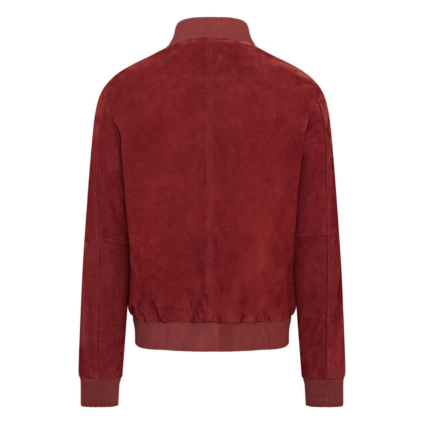 Mens Soft Goat Suede MA-1 Varsity Bomber Jacket  - Dalian