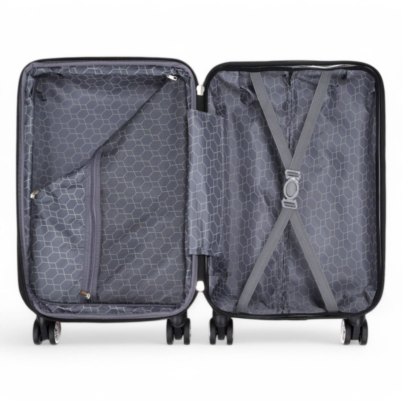 Expandable Hard Shell 8 Wheels Luggage Travel Cabin Bags Suitcase Set