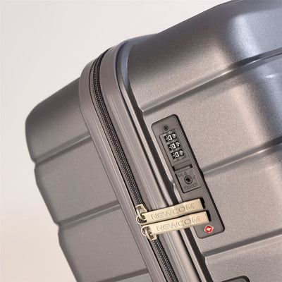 Hard Shell Cabin 36 x 22.5 x 56 cm PP Luggage Suitcase Suitable for Easyjet, Ryanair