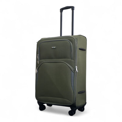 Expandable Soft 8 Wheel Lightweight Suitcase Luggage Travel Bags Set