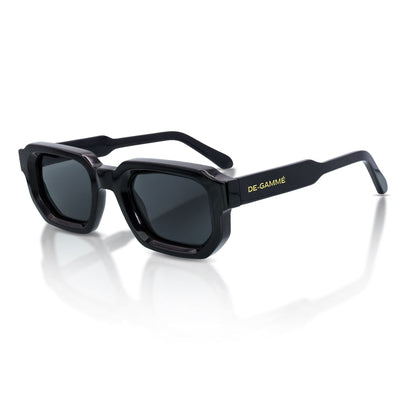 De-Gamme Bold Geometric Rectangle Polarized Sunglasses - Malta