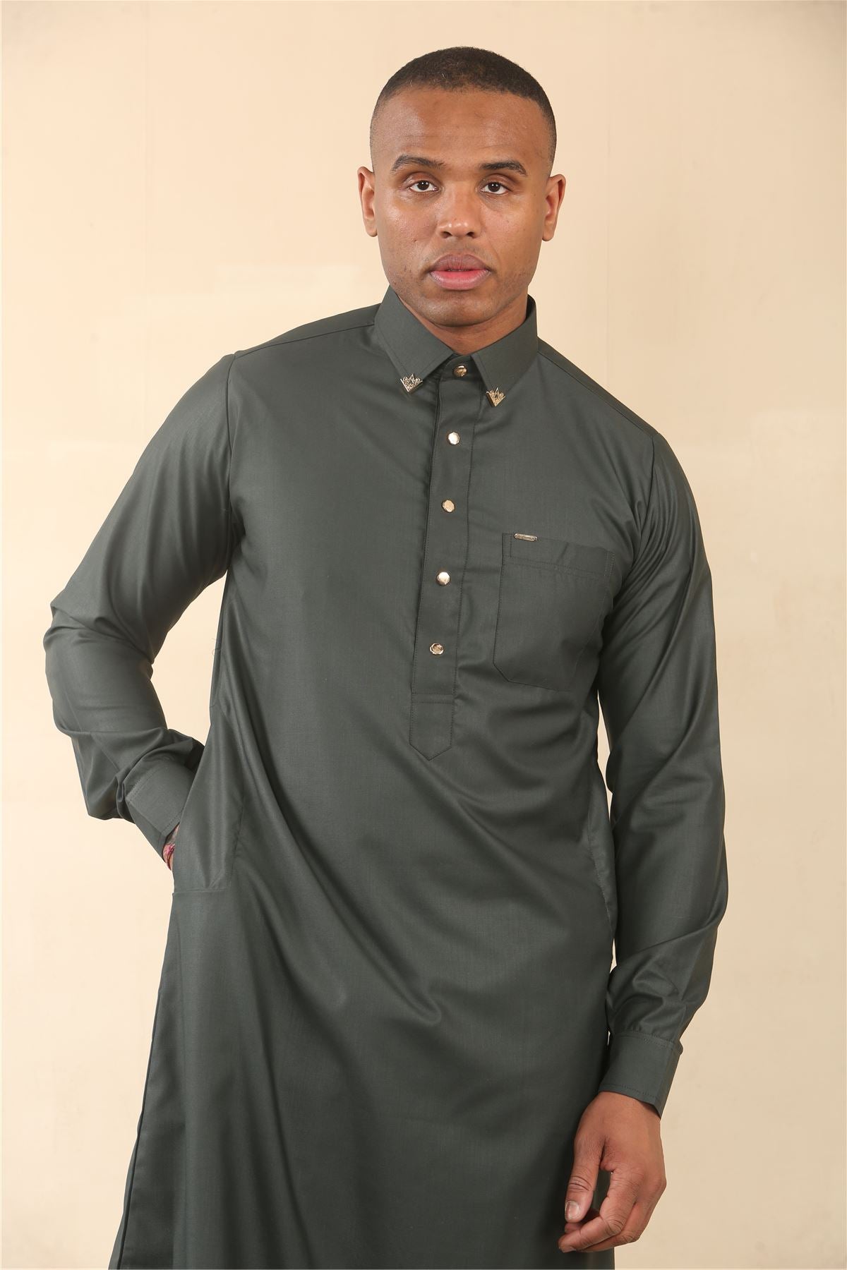 Men's Thobe Arab Saudi Emirati Islamic Clothing Jubba Robe