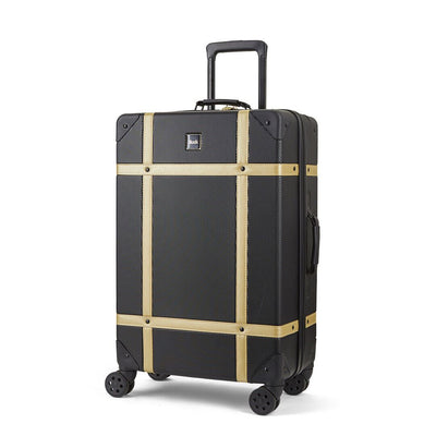 Vintage Hard Shell Luggage Trunk Suitcase Set