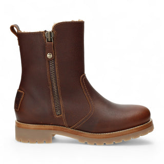 Panama Jack Women's Fabi Igloo B2 Bark Waterproof Leather Ankle Boots
