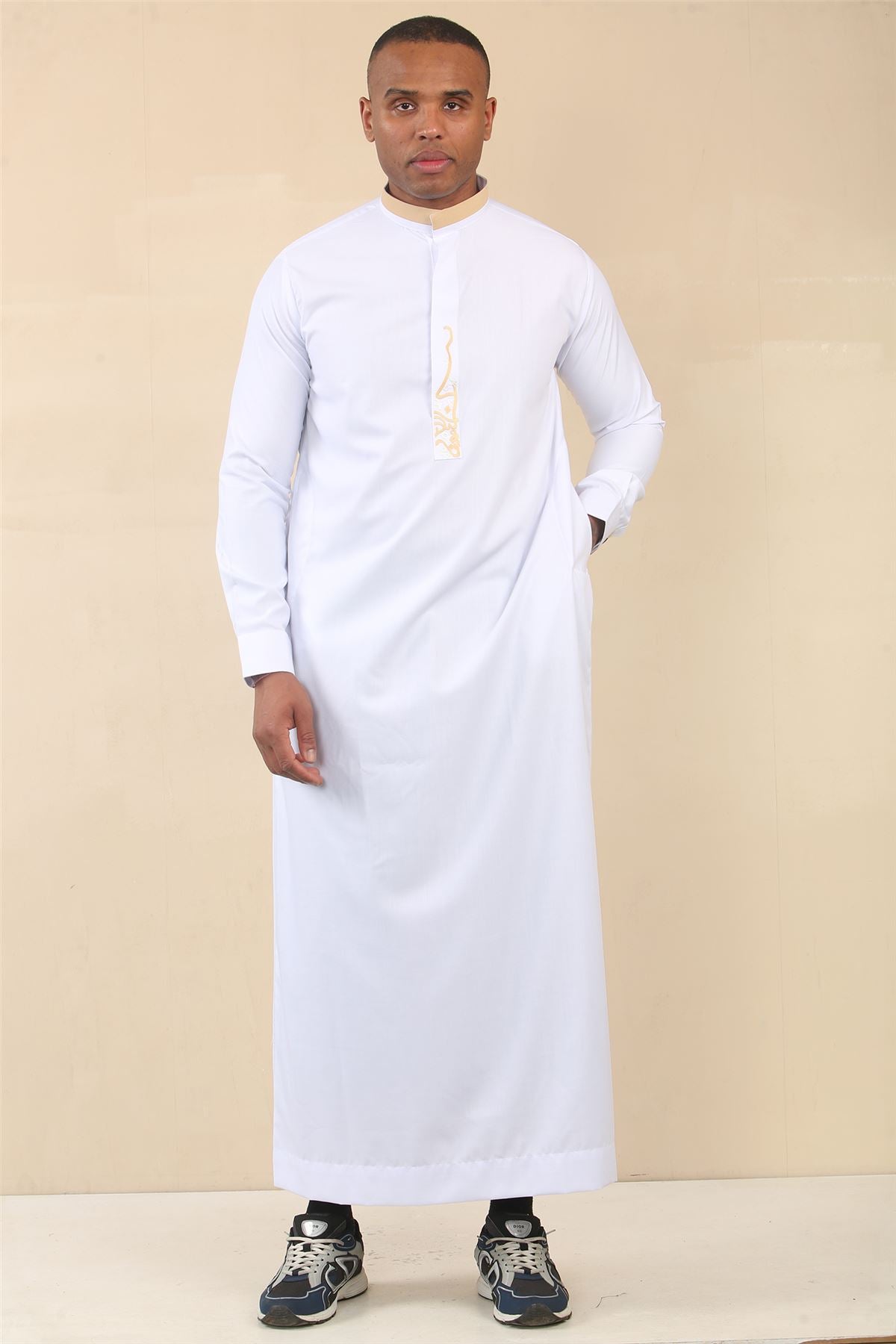 Men's Thobe Arab Saudi Emirati Islamic Clothing Jubba Robe