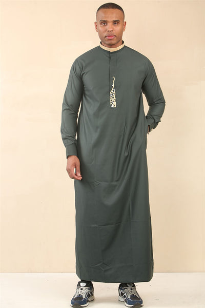 Men's Thobe Arab Saudi Emirati Islamic Clothing Jubba Robe