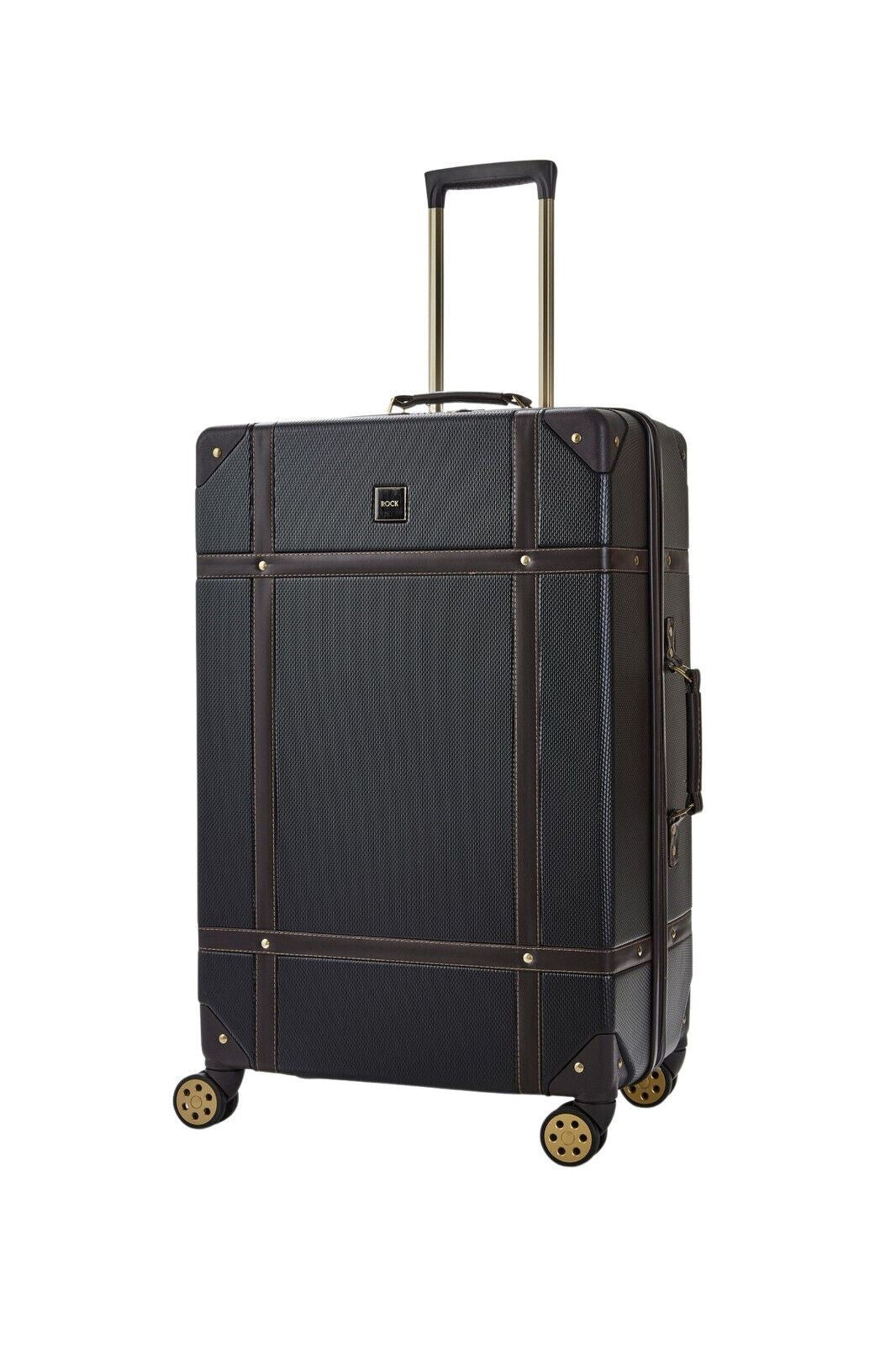 Vintage Hard Shell Luggage Trunk Suitcase Set
