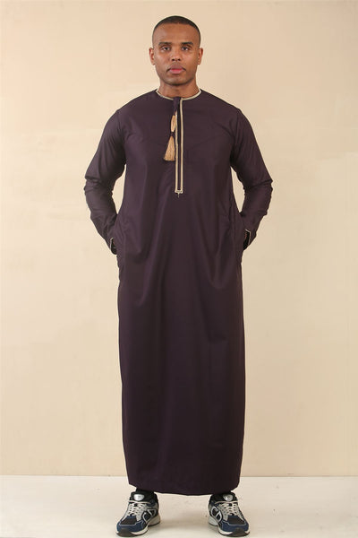 Men's Omani Eid Thobe  Saudi Emirati Jubba Robe