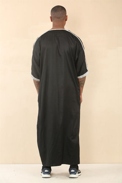 Men's Moroccan Thobe Jubba Robe Eid Djellaba Gandoura