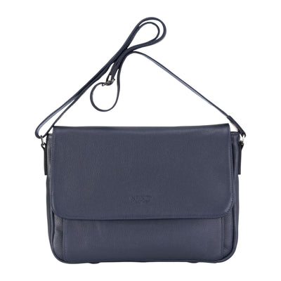 Genuine Leather Laptop Bag Travel Work Messenger Satchel - Camden