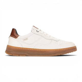 Pikolinos Men's White Leather Sneaker Trainers Lace-Up Sports Shoes - Salinas
