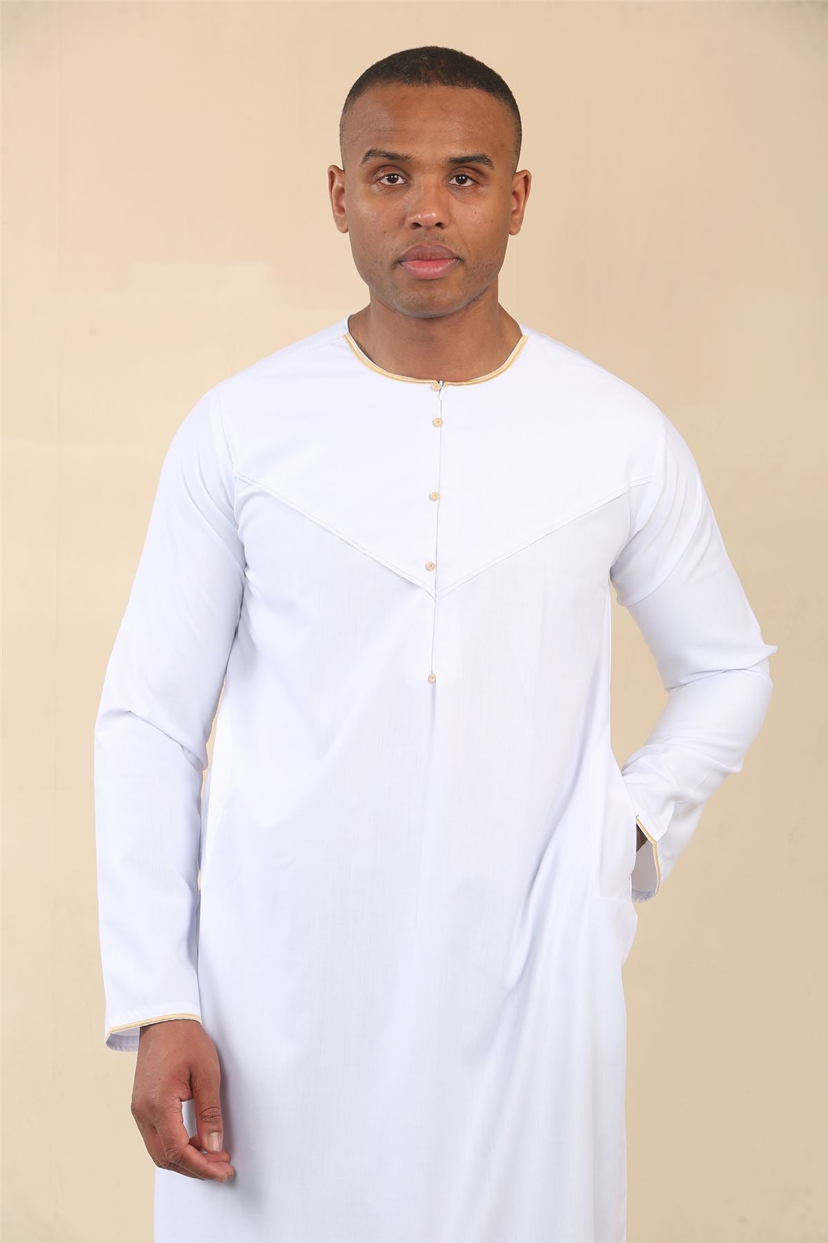 Men's Omani Eid Thobe  Saudi Emirati Jubba Robe