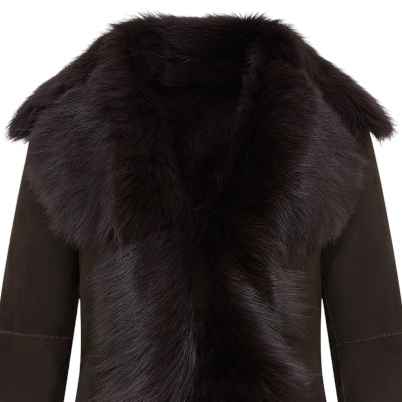 Women's Sheepskin Toscana Shearling Suede Leather Jacket - Noiré