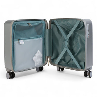 Hard Shell Cabin 44 x 22 x 38 cm TSA Secure Luggage Suitcase Suitable for Easyjet, Ryanair
