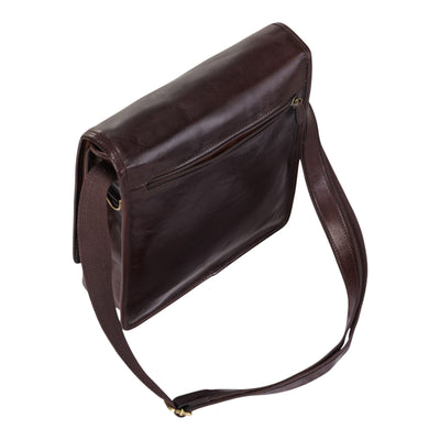 Leather Vintage Messenger Shoulder Crossbody Travel Business Bag - Ranger