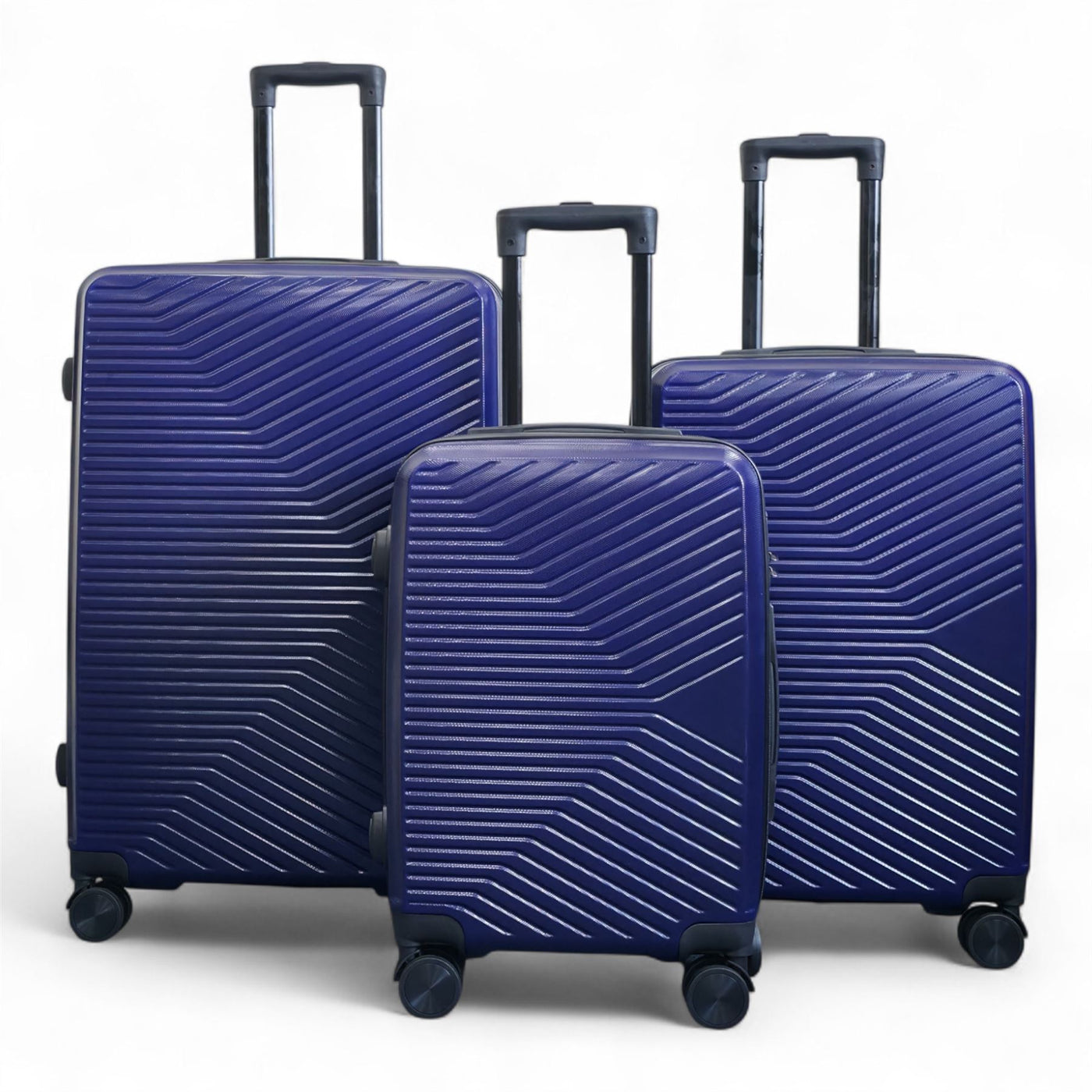 Hardshell Suitcase Set Robust 8 Wheel Luggage Cabin Case Bag