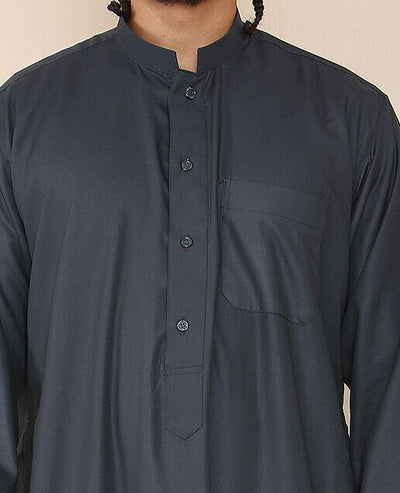 Mens Thobe Jubba Saudi Islamic Arabic Eid Cotton Kaftan Jubbah Umrah Robe