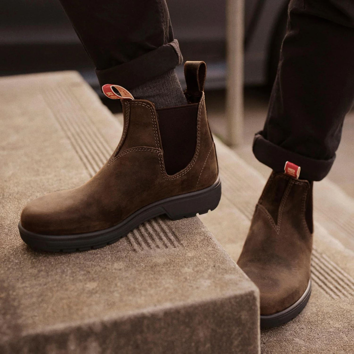 Rossi 303 Endura Tan Brown Leather Chelsea Boots