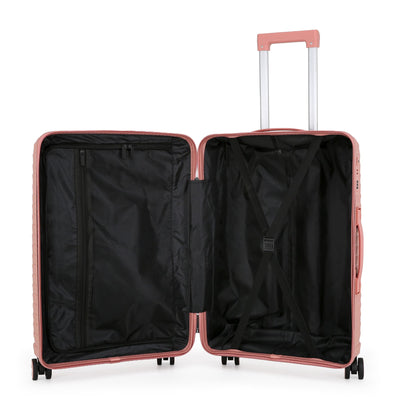 Hard Shell Suitcase Cabin TSA Luggage Travel Set